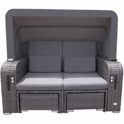 Particularités du produit: Dimensions totales : env. 160 x 69 x 189 cm Surface de couchage : env. 122 x 38 x 170 cm Matériau  ...