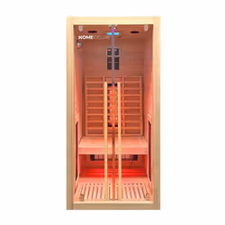 Cabine infrarouge HOME DELUXE SONORA S - Taille: 90 x 90 x 190 cm pour 1 personne I Sauna infrarouge Bien-être