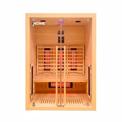 Cabine infrarouge HOME DELUXE SONORA M - Taille: 135 x 105 x 190 cm pour 2 personnes I Sauna infrarouge Bien-être