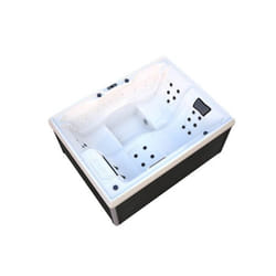 HOME DELUXE spa extérieur STREAM PURE Chauffage et buses de massage inclus pour 3 personnes I Spa de jardin