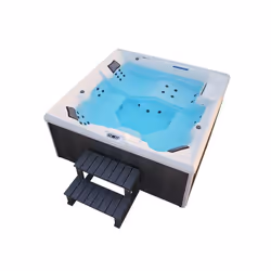HOME DELUXE spa extérieur STREAM BIG PLUS Chauffage et buses de massage inclus pour 5 personnes I Spa de jardin