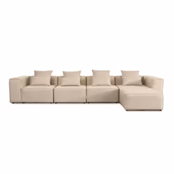 Canapé HOME DELUXE VERONA XL >Version: XL - Taille: 415cm x 68cm x 207 cm