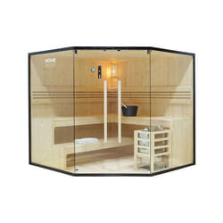 HOME DELUXE Sauna Intérieure SHADOW XL BIG >Taille: 200 x 200 x 190 cm - Nombre de personnes: 6