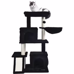 Particularités du produit: Dimensions (H x L x P) : 100 x 49 x 49 cm Couleur : noir Matériau : polyester, sisal Matériau de l ...