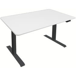 Home Deluxe - Plateau pour bureau réglable en hauteur agora Couleur : blanc, Dimension : 120 x 60