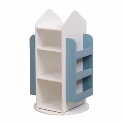 Particularités du produit: Dimensions (L x l x H) : 60 x 60 x 105,3 cm Couleur : blanc / bleu Matériau : panneau de fibres de ...