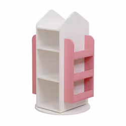 Particularités du produit: Dimensions (L x l x H) : 60 x 60 x 105,3 cm Couleur : blanc / rose Matériau : panneau de fibres de ...