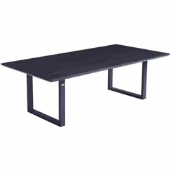 Particularités du produit: Dimensions (L x l x H) : 240 x 120 x 76 cm Choix de couleurs : Dark Oak Matériau : panneau de fibr ...