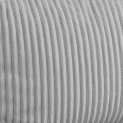 Tissu échantillon Pouf cozy Couleur : Gris clair - Home Deluxe