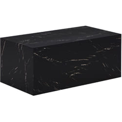 Table basse en marbre amiri l Couleur : noir, Dimension : 95 x 40 x 50 cm - Home Deluxe