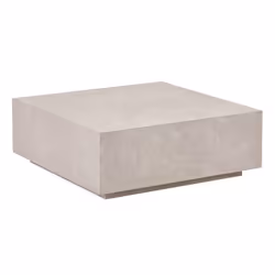 Table basse en marbre HOME DELUXE AMIRI XL - 95 x 95 cm - Beige
