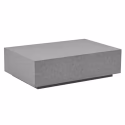 Table basse en marbre HOME DELUXE AMIRI XXL - 120 x 80 cm - Gris