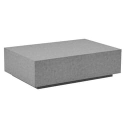 Table basse en marbre HOME DELUXE AMIRI XXL - 120 x 80 cm - Gris