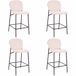 Particularités du produit: Bouclé blanc Design élégant Rembourrage moelleux Structure en métal Tissu 100% polyester Montage f ...