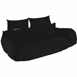 Particularités du produit: Dimensions (L x l x H) : 105 x 41 x 45 cm couleur : noir Résistant aux UV Lavable Nos coussins d'a ...