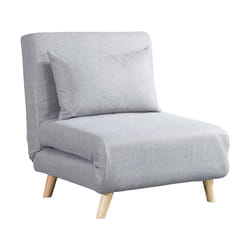 Fauteuil-lit dépliant avec fonction sommeil snooze Couleur : Beige - Home Deluxe