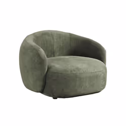 Fauteuil en tissu HOME DELUXE CASARA - Vert foncé 99x72x104 cm