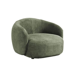 Fauteuil en tissu HOME DELUXE CASARA - Vert foncé 99x72x104 cm