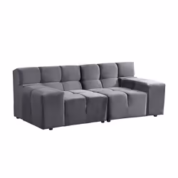 Canapé modulable HOME DELUXE ORLENA - Anthracite 204x98 cm