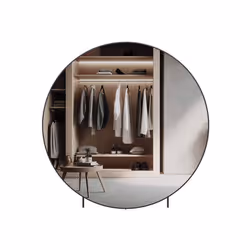 Miroir XXL HOME DELUXE KALI – Forme: Ronde – Taille: 160 x 160 cm