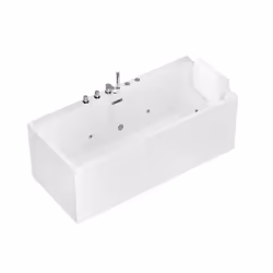 Baignoire balnéo HOME DELUXE AMBER - 170x58x80 cm