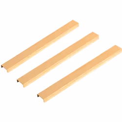 Particularités du produit: Dimensions (L x H x P) : 30 x 1,3 x 2,7 cm Design exclusif en or brillant Lot de 3 pratiques Flexi ...