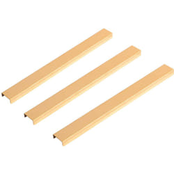 Home Deluxe - Plinthe décorative pour panneau acoustique Lot de 3 - Or 30 cm