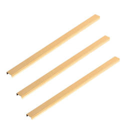 Home Deluxe - Plinthe décorative pour panneau acoustique Lot de 3 - Or 50 cm
