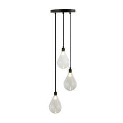 Suspension en verre HOME DELUXE CELIA – Transparent – 3 lampes