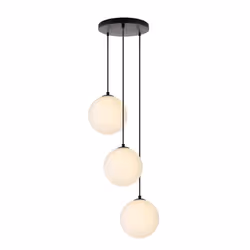 Suspension en verre HOME DELUXE SUNAA – 3 flammes