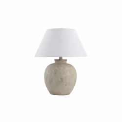 Lampe de table HOME DELUXE LENE – Petite – Pierre – Couleur: Blanc