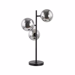 Lampe de table HOME DELUXE VIOLA – Verre – Couleur: Gris fumé
