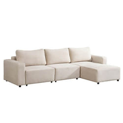 Canapé-lit modulable HOME DELUXE VINA - Beige 295x168 cm