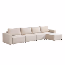 Canapé-lit modulable HOME DELUXE VINA - Beige 380x168 cm