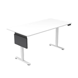 Bureau réglable HOME DELUXE ELMO – Couleur: Blanc – Taille: 160 x 80 cm