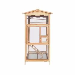 Cage pour oiseaux en bois HOME DELUXE PICO – 89 x 176 cm