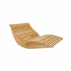 Banc en bois ondulé HOME DELUXE WOLGA – 120 cm