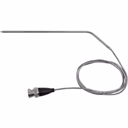 Informations techniques Sonde : sonde de pénétration de 3 mm de diamètre, tube V4A coudé Capteur : Pt1000 (2 conducteurs) Pré ...
