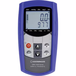 enquête Plages de mesure : concentration en O2 de 0,00 à 70,00 mg/l (ppm) ; saturation en O2 de 0,0 à 600,0 % O2 ; pression p ...