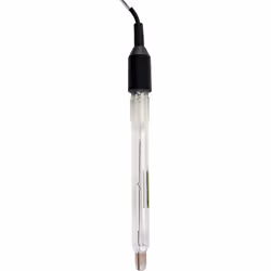 enquête Tige en verre résistante aux produits chimiques Plage de mesure 0 à 14 pH Conductivité : ˃100 μS/cm Diaphragme : 1 x  ...