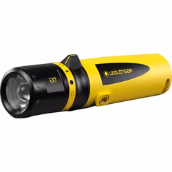 Ledlenser EX7, Lampe-torche universelle, Noir, Jaune, IPX8, 200 lm, 120 m, AAA