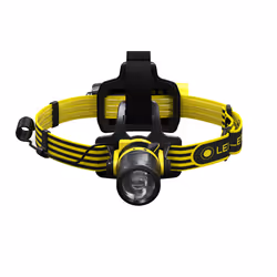 Ledlenser EXH8, Lampe frontale, Noir, Jaune, IP68, 180 lm, 120 m, 40 h