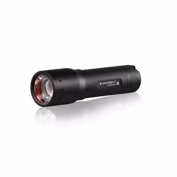 Ledlenser P7, Lampe-crayon, Noir, Aluminium, Boutons, Rotatif, IPX4, LED