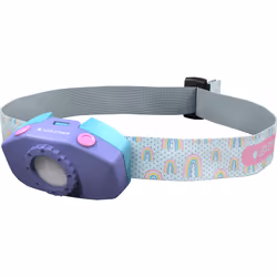 Ledlenser KIDLED2, Lampe frontale, Violet, Blanc, Acrylonitrile-Butadiène-Styrène (ABS), Boutons, 3 an(s), IP44