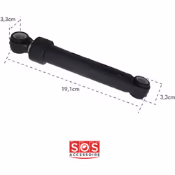 Amortisseur compatible pour lave-linge SAMSUNG - Il permet d'amortir les vibrations du tambour - Dimensions : Long. 191mm, La ...