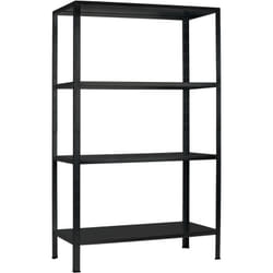 Schulte Regalwelt - SCHULTE Regalwelt Rayonnage emboîtable avec 4 tablettes PowerMAX, charge utile 65 kg, 180x100x40 cm (HxLxP), noir structuré,