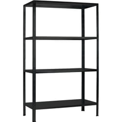 Schulte Regalwelt - SCHULTE Regalwelt Rayonnage emboîtable avec 4 tablettes PowerMAX, charge utile 65 kg, 180x120x40 cm (HxLxP), noir structuré,