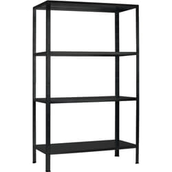 Schulte Regalwelt - SCHULTE Regalwelt Rayonnage emboîtable avec 4 tablettes PowerMAX, charge utile 70 kg, 200x100x50 cm (HxLxP), noir structuré,