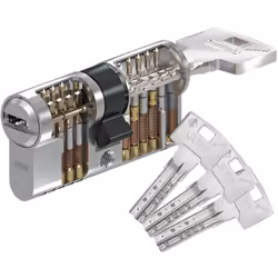 Cylindre de serrure ultra performance Abus Bravus 4000 Système breveté le plus sûr du marché : Copie impossible jusqu'en 2030 ...