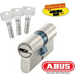 Abus - Cylindre 30x70 mm Haute Sécurité bravus 2000 avec 3 clés, débrayable